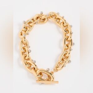 Paco Rabanne xl link gold / silver necklace brand new.